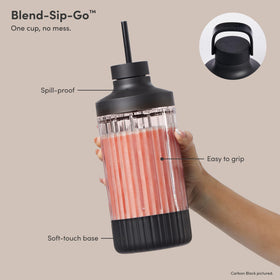 BEAST Mega 1200+ straw-cap system for on-the-go blends.