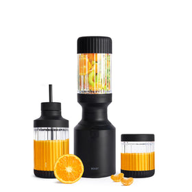 The Beast Mini Blender Plus with a 600W motor for smooth blends at home.