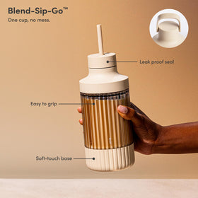 BEAST The Beast Mini Blender Plus compact countertop setup in a kitchen