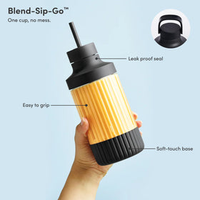 The Beast Mini Blender Plus handles dressings and sauces with ease.