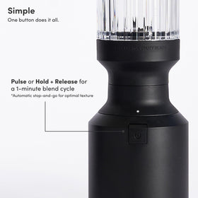 BEAST Mini Blender straw cap supports portable, spill-free beverages.