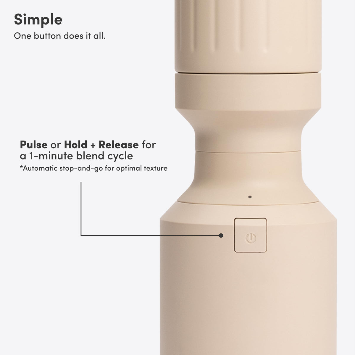 BEAST Beast Mini straw cap supports portable smoothies and dressings