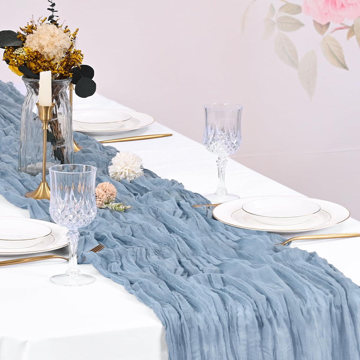 Beautane cheesecloth runners add versatile decorative touches for gifting and events.