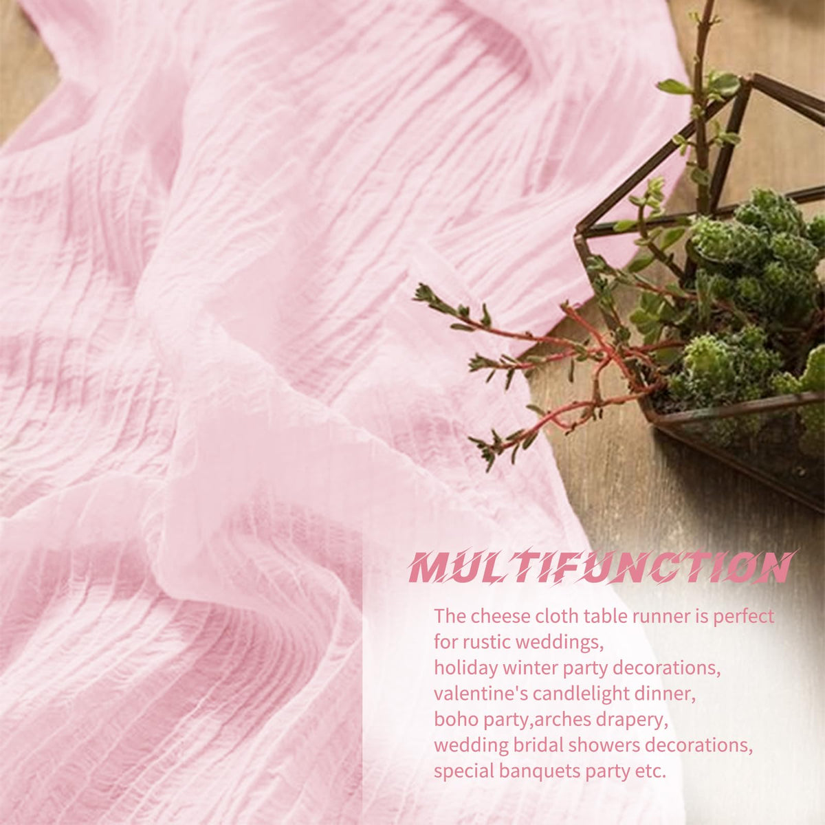 Beautane boho table runner on holiday table settings for cozy gatherings