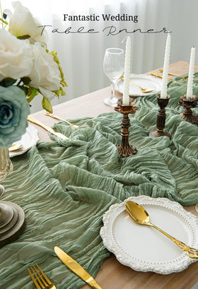 Backdrop drape with Beautane gauze fabric for a photo-ready scene.