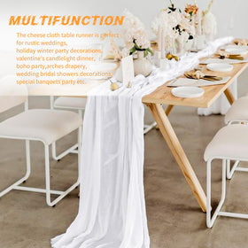 Beautane versatile event decor table runner for holidays and celebrations.