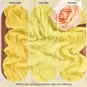 Beautane wedding table runner showcases rustic charm and subtle sheen.