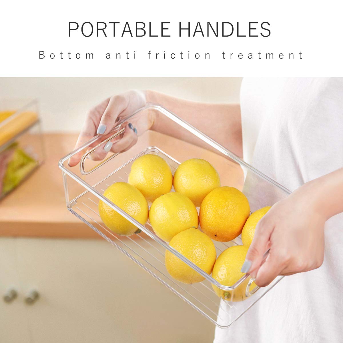 Beauty Cottage BPA-free plastic bins are food-safe and durable