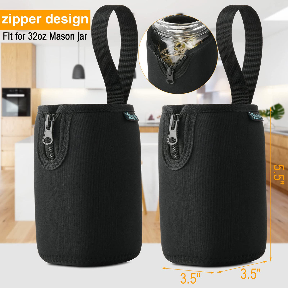 Beautyflier blackout sleeve for sprouting demonstrates light exposure control.