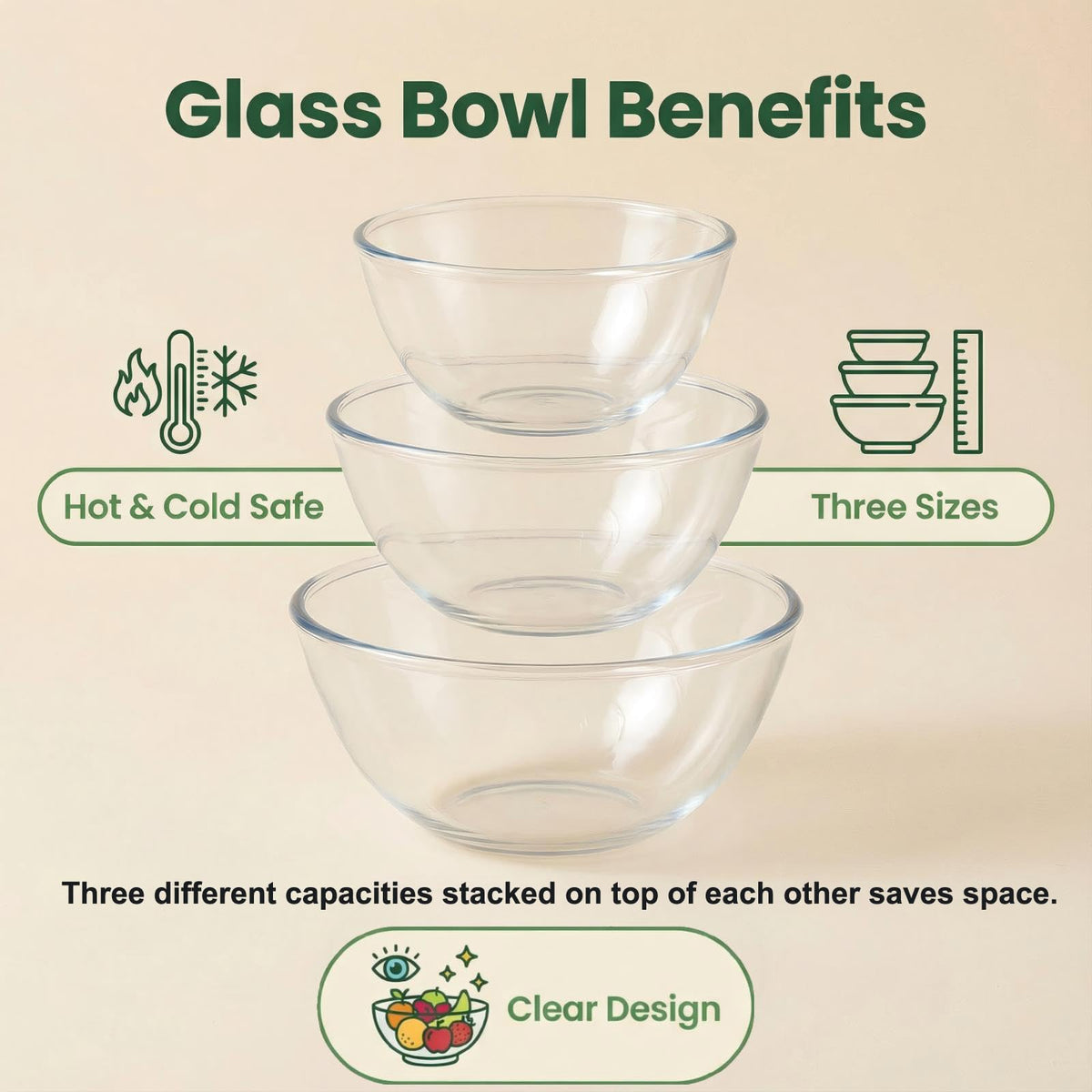 BECFISH scratch-resistant, lead-free glass for safe everyday use.