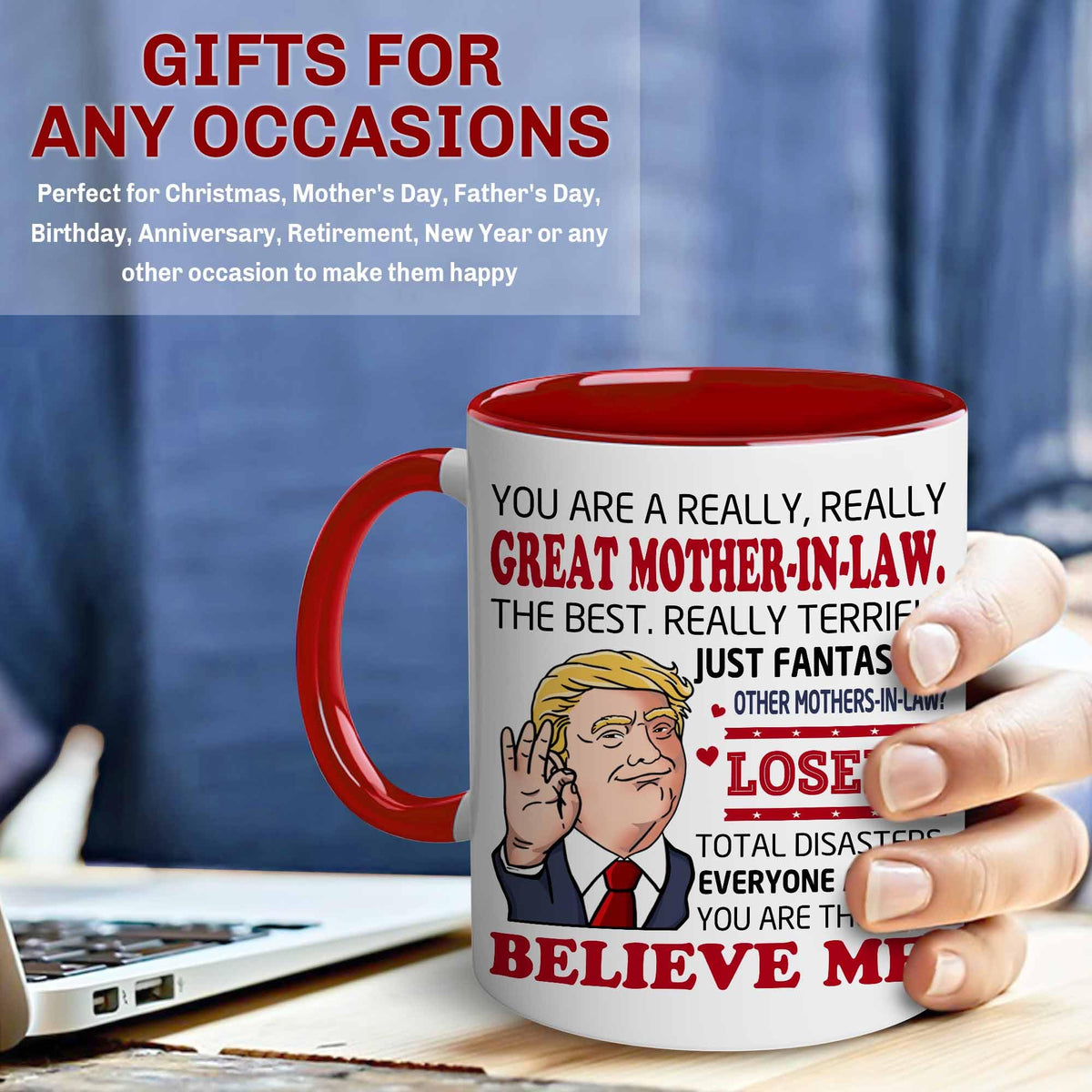 BECHUSKY Gift for mother-in-law, thoughtful present showing appreciation.
