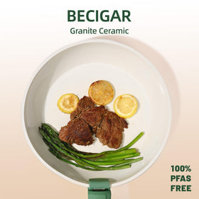 BECIGAR stackable design saves cabinet space in compact kitchens.
