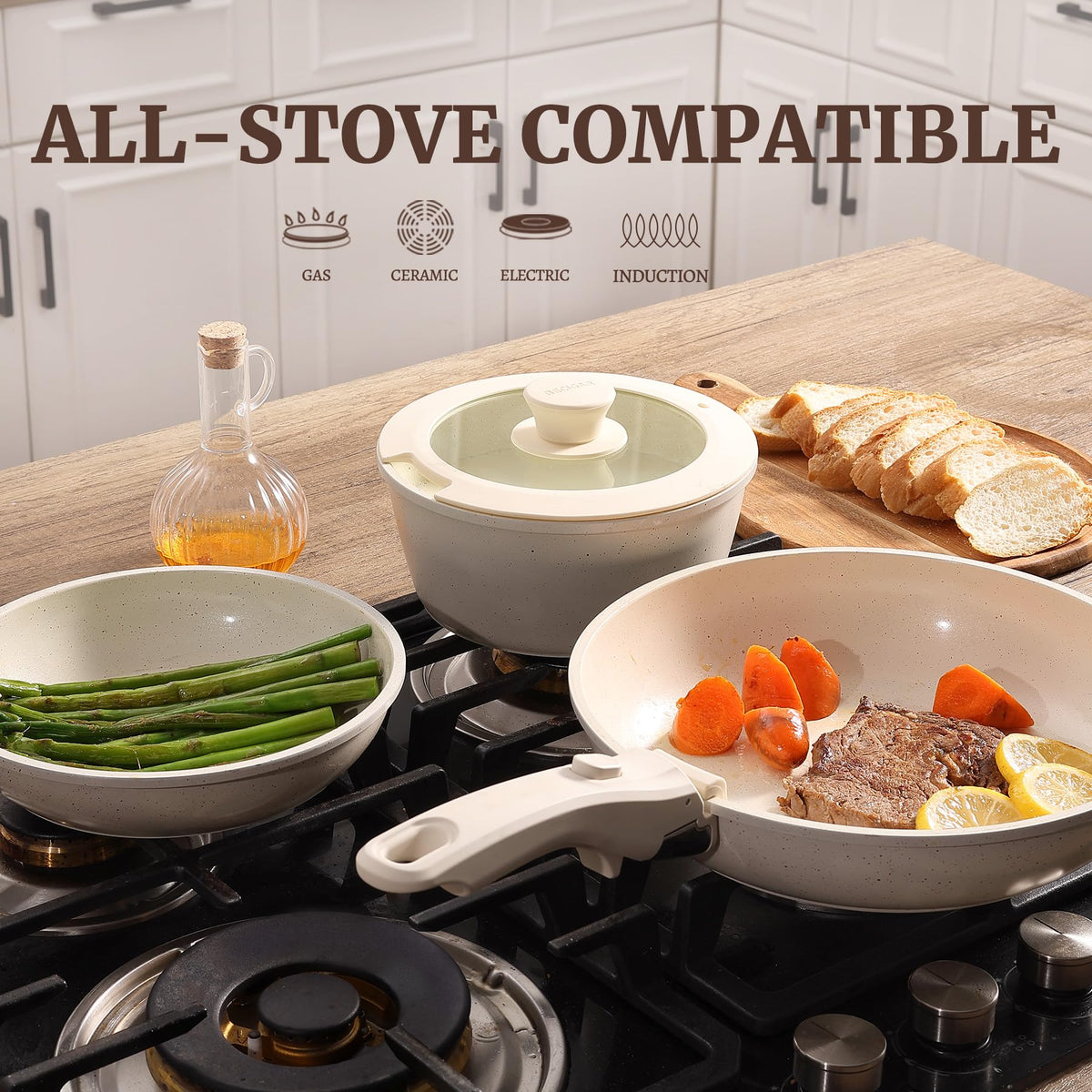 BECIGAR dishwasher-safe pots simplify post-cook cleanup