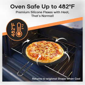 Beckon Ware heat-resistant silicone screen for safer searing