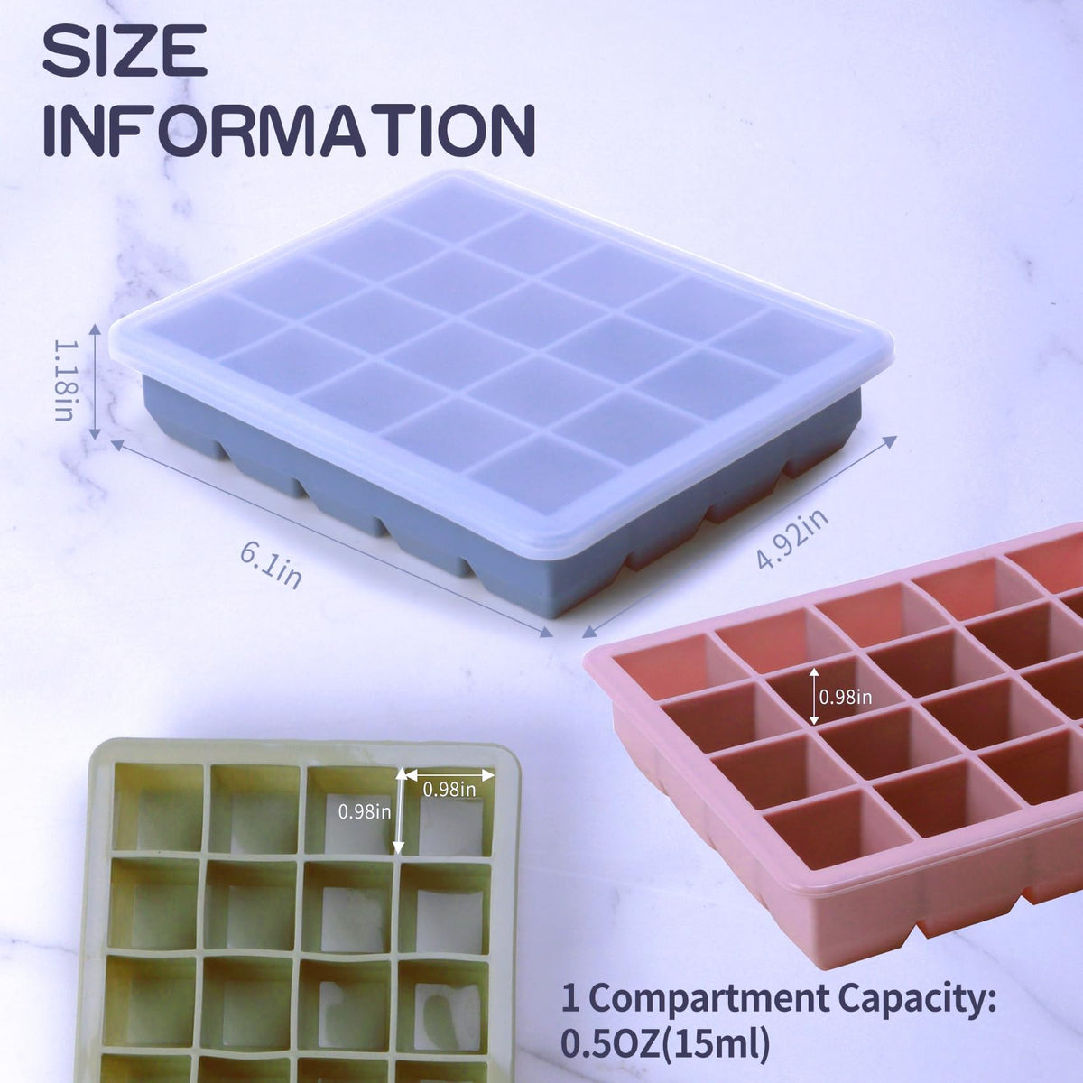 BECOKIT silicone freezer mold for vegetable puree, easy batch freezing.