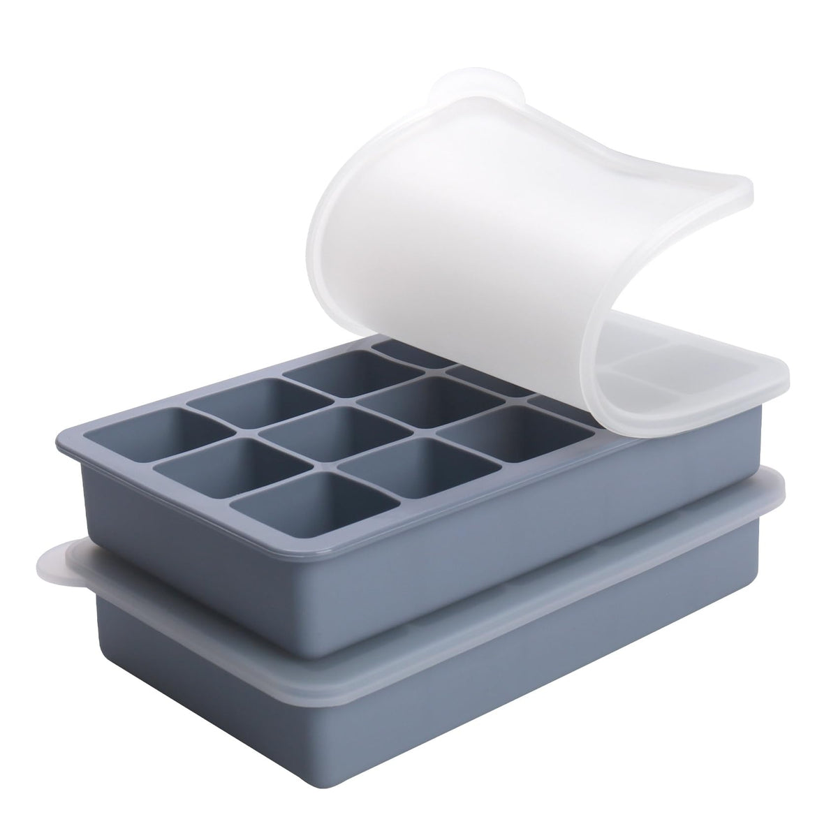 BECOKIT 2Tbsp silicone freezer mold for garlic storage with easy pop-out design.