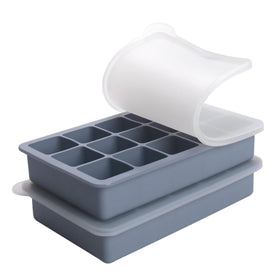 BECOKIT 2Tbsp silicone freezer mold for garlic storage with easy pop-out design.