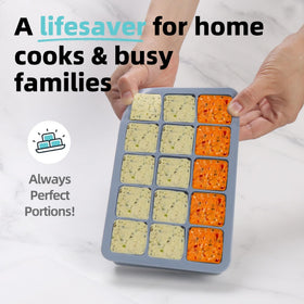 BECOKIT blue lemon juice mold for quick, ready-to-use portions.
