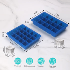 BECOKIT silicone freezer tray easy-release design helps cleanup.