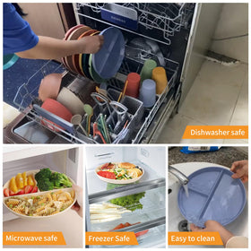 Becutlery durable smooth-edge plate designed for mess-free serving