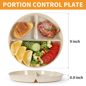 Becutlery microwave and dishwasher-safe plate for easy reheating and cleaning