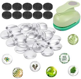 BEDARTIST 97pcs fridge magnets set with glass cabochons for DIY crafts