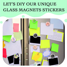 Creative display ideas with BEDARTIST magnets on a kitchen board