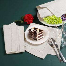 Bedding Craft 12-pack napkins designed for weddings, parties, and daily meals.