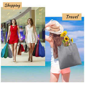 BeeGreen machine washable reusable bags simplify cleanup after shopping.