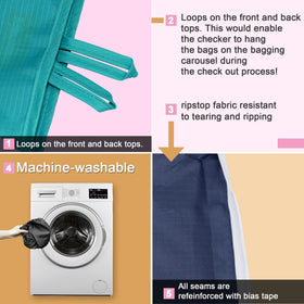 BeeGreen bag features quick-dry nylon lining for fast cleanup after use.