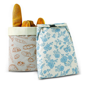 BEEBOY beeswax bread bag front view shows reusable storage for homemade loaves.