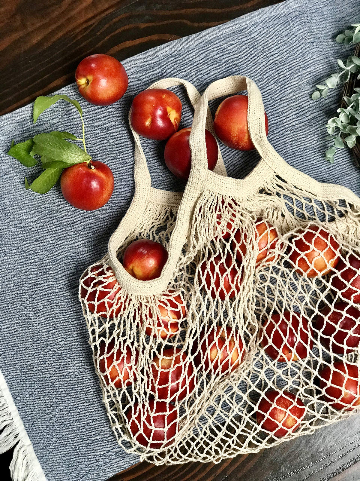Bee Carefree produce bag keeps produce breathable and tidy