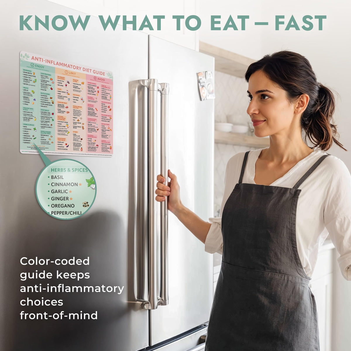 Splash-proof glossy surface easy to wipe clean after cooking