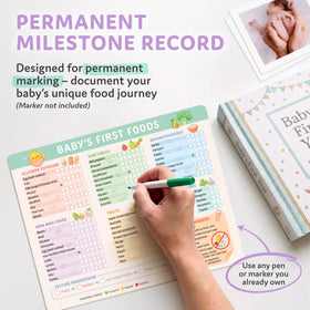 Fridge-ready Beech and Lambert chart stays visible through solids journey.