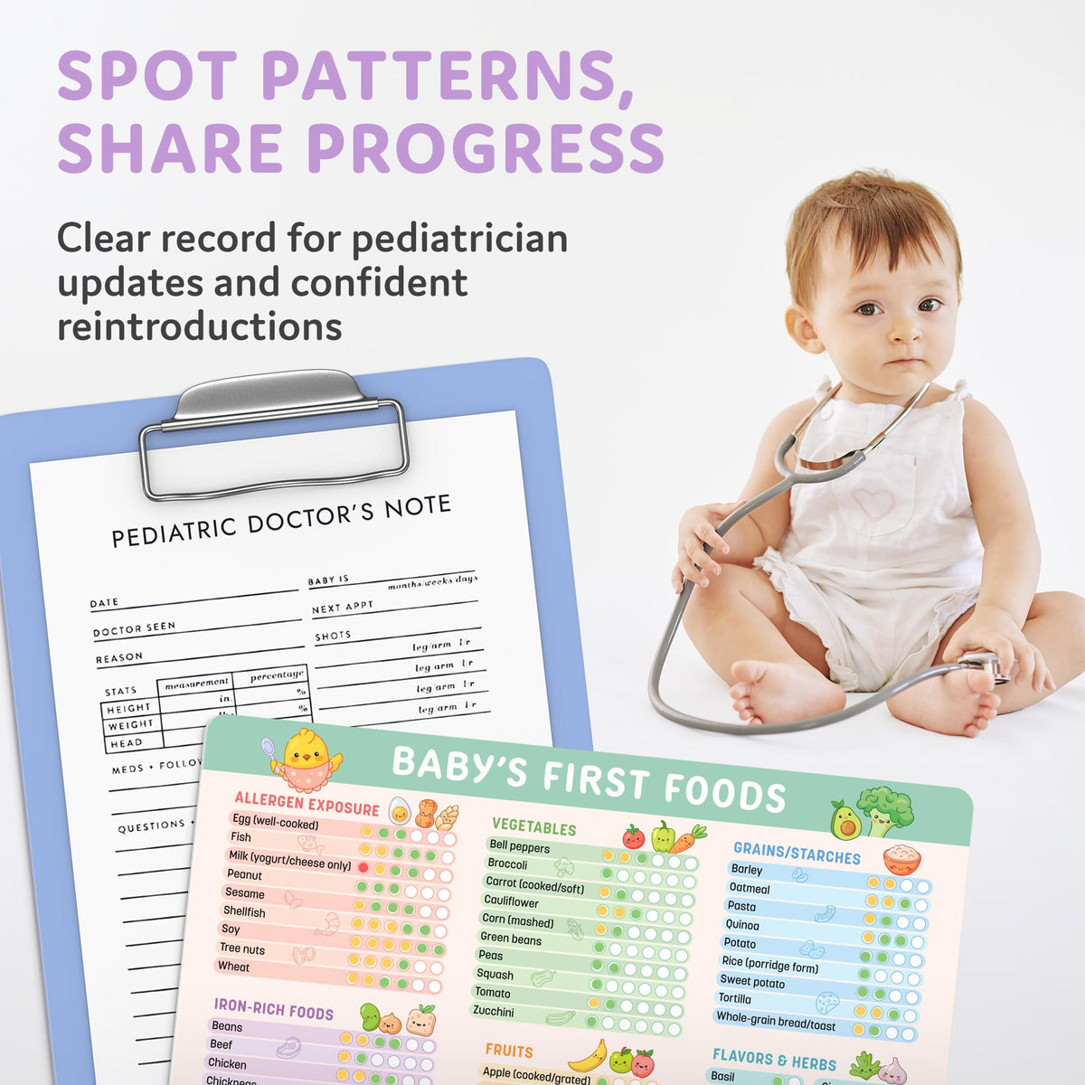 Beech and Lambert chart supports solids journey from six months to toddlerhood.
