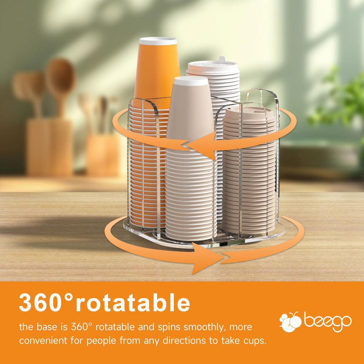Beego no-assembly-needed setup saves time on restocks.
