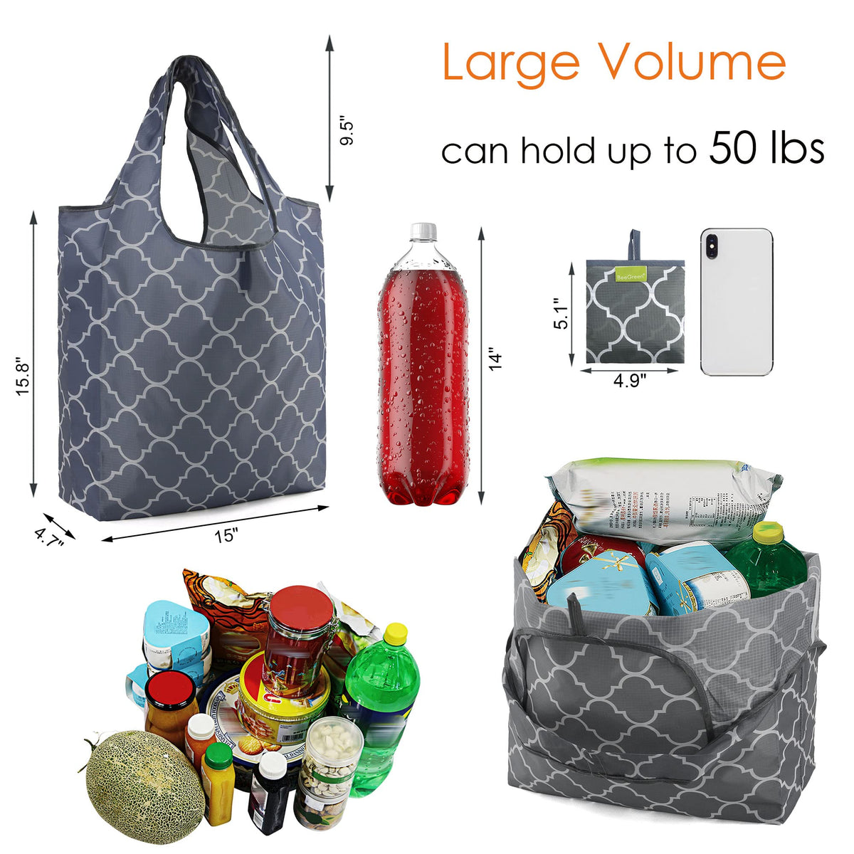 BeeGreen animal-pattern bag adds whimsy to grocery trips