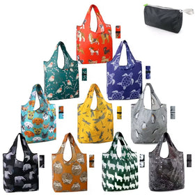 BeeGreen animal prints tote showing colorful patterns for everyday shopping