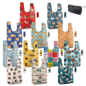 BeeGreen animal tote with pattern design for stylish, durable grocery trips.