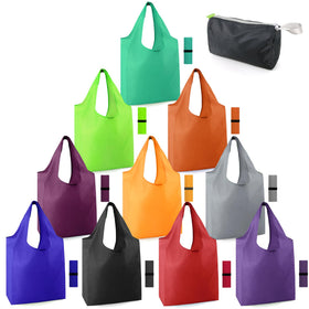 BeeGreen colorful grocery bags for easy organization and bright shopping colors.