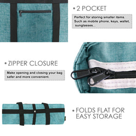 BeeGreen Cooler Bag interior lining that wipes clean quickly