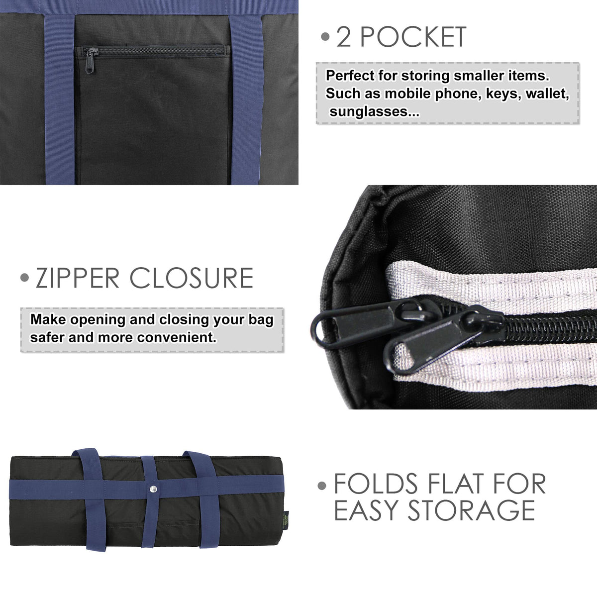 BeeGreen cooler bag two pockets keep keys and phone organized.