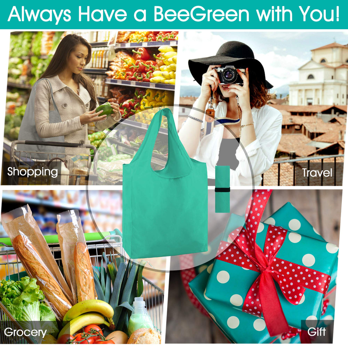BeeGreen DIY-print friendly bags ready for customization or branding.