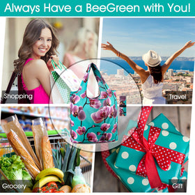 BeeGreen durable polyester grocery bag for reliable daily use.