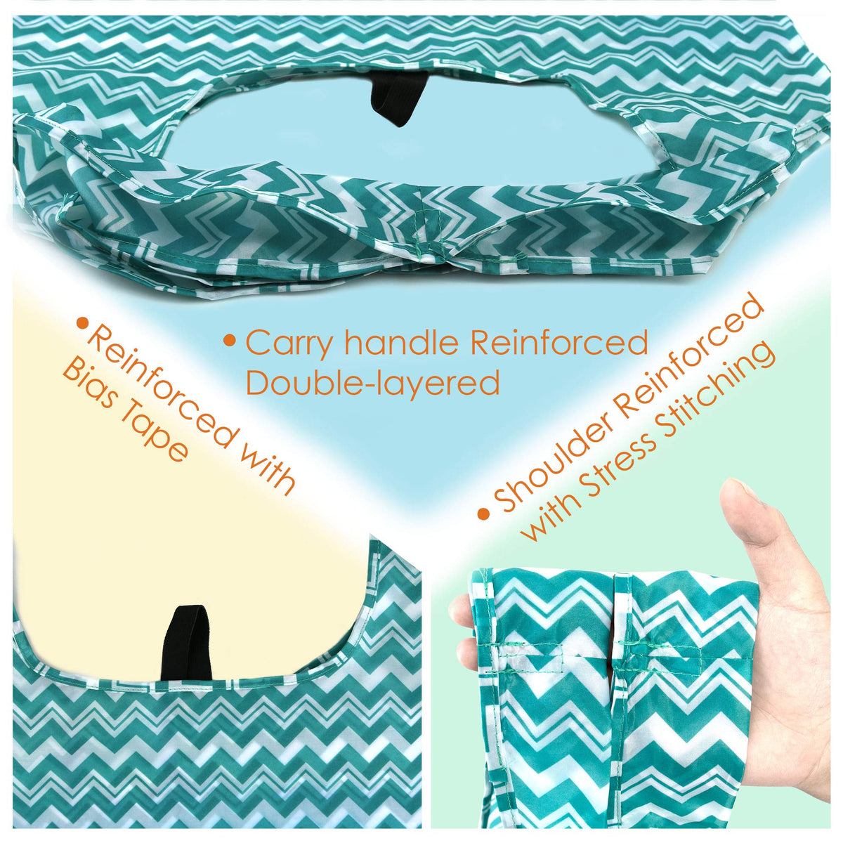 BeeGreen bags featuring elastic band storage for organized packing