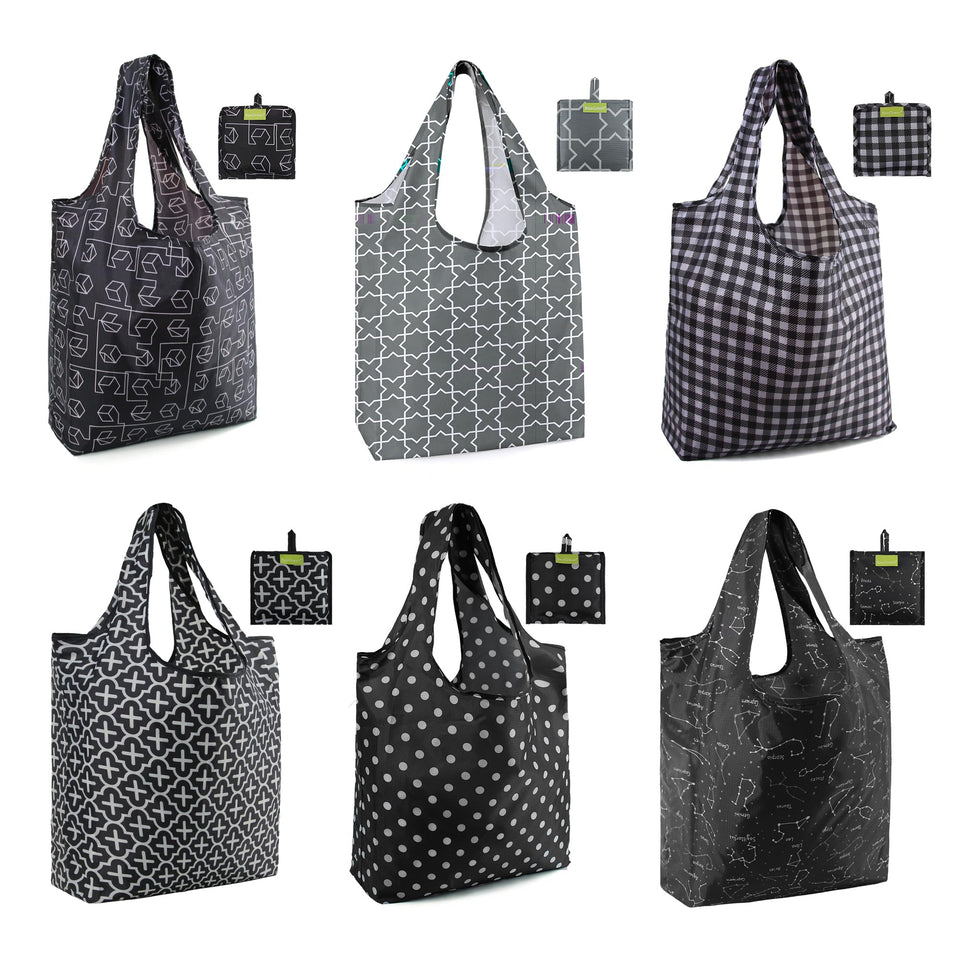 BeeGreen foldable pocket bag for groceries, compact carry on-the-go shopping
