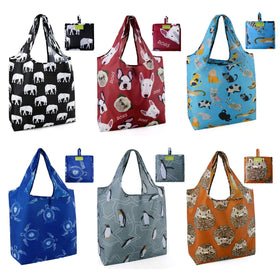 BeeGreen heavy-duty bulk bag with foldable pouch for easy access during shopping.