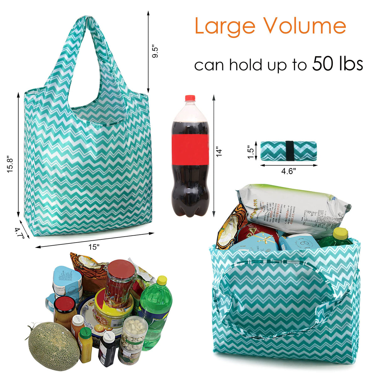 BeeGreen lightweight durable bags with reinforced seams for heavy groceries