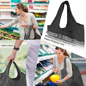 BeeGreen long-handles make shoulder or hand carrying comfortable in any store.