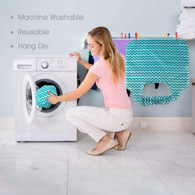 BeeGreen machine-washable grocery bags for quick cleanup after shopping